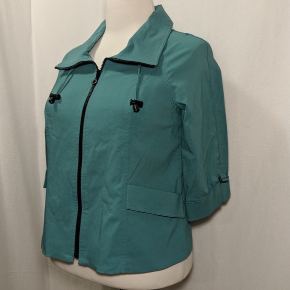 Cheryl Nash Windridge Teal Jacket - Picture 2 of 4